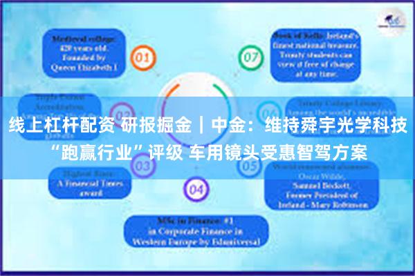 线上杠杆配资 研报掘金｜中金：维持舜宇光学科技“跑赢行业”评级 车用镜头受惠智驾方案