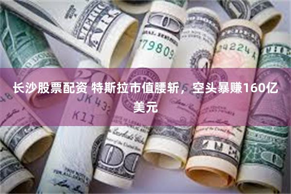 长沙股票配资 特斯拉市值腰斩，空头暴赚160亿美元
