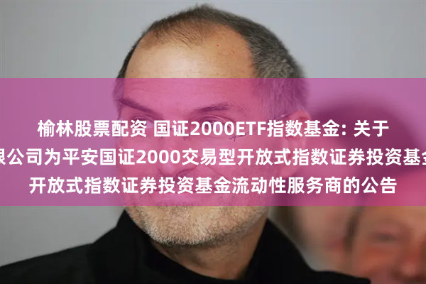 榆林股票配资 国证2000ETF指数基金: 关于新增东方证券股份有限公司为平安国证2000交易型开放式指数证券投资基金流动性服务商的公告
